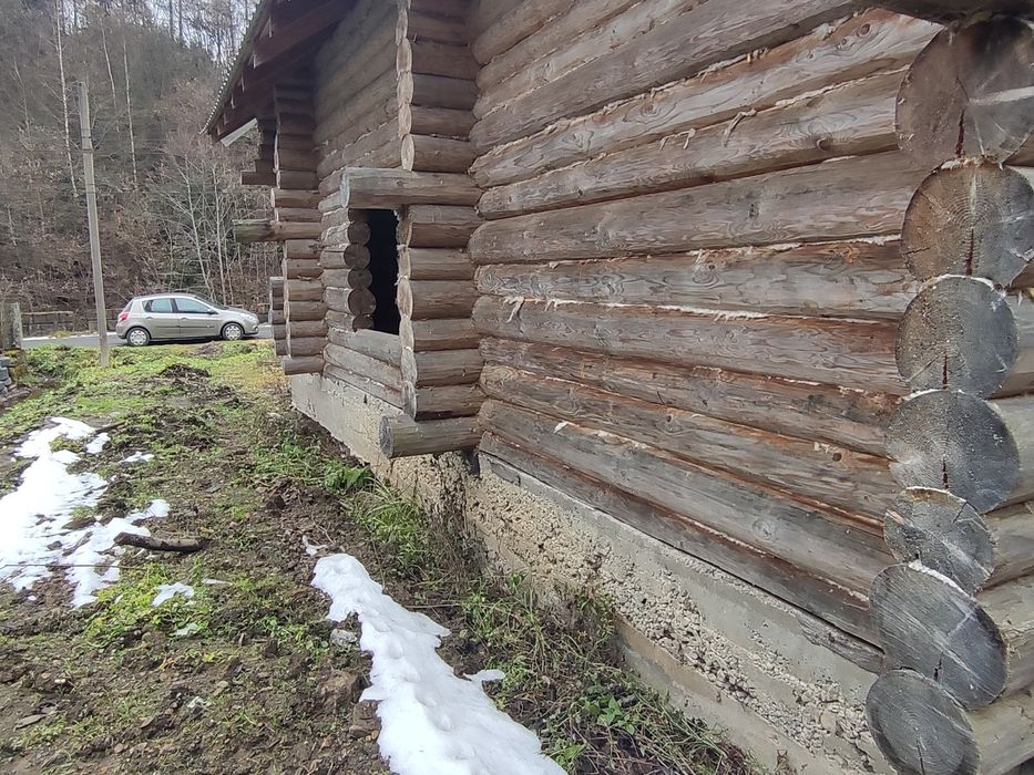 Дикий зруб у Карпатахк— свій еко-будинок у горах
