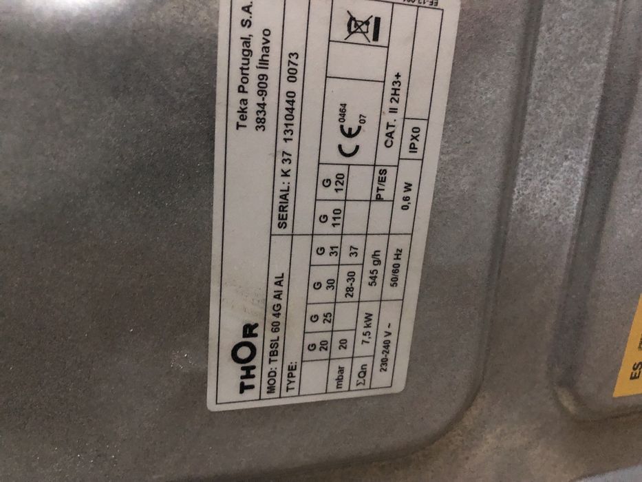 Placa a gas otimo estado