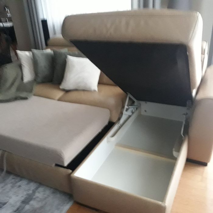 Narożnik Gala Collezione letto. Skóra