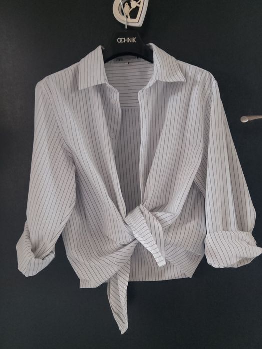 Bluzka koszulowa damska Zara L