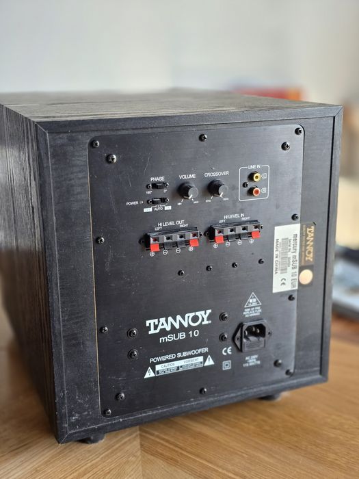 Tannoy mercury msub 10 subwoofer