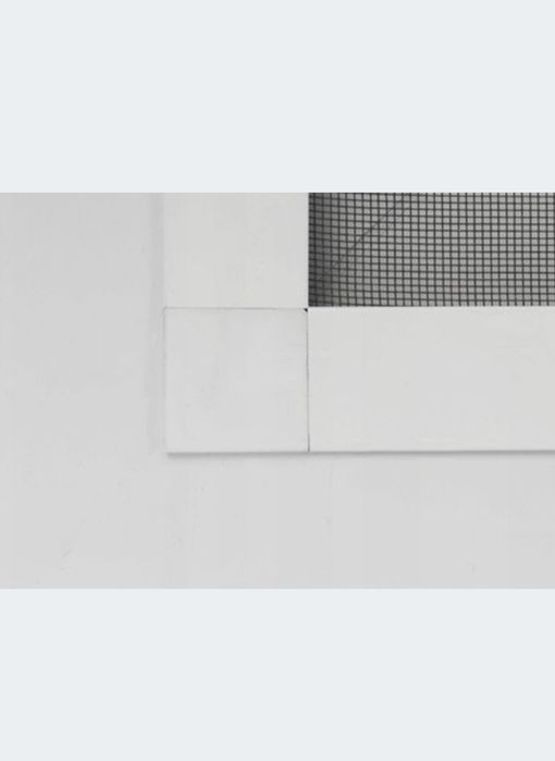 Moskitiera na okno 100x120 biała ramka aluminium