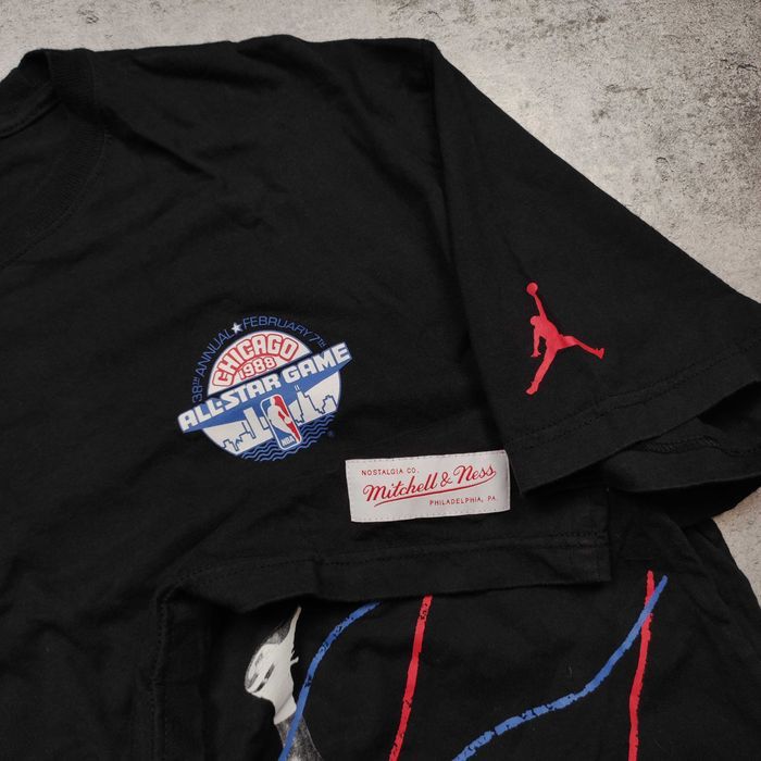 MĘSKA Koszulka PREMIUM Oficjalna Mitchell & Ness Air Jordan Koszykówka