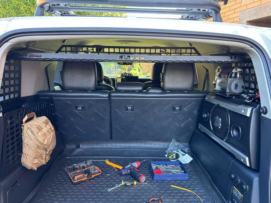 Toyota FJ Cruiser Панель на вікна багажника Органайзер молле Решітка