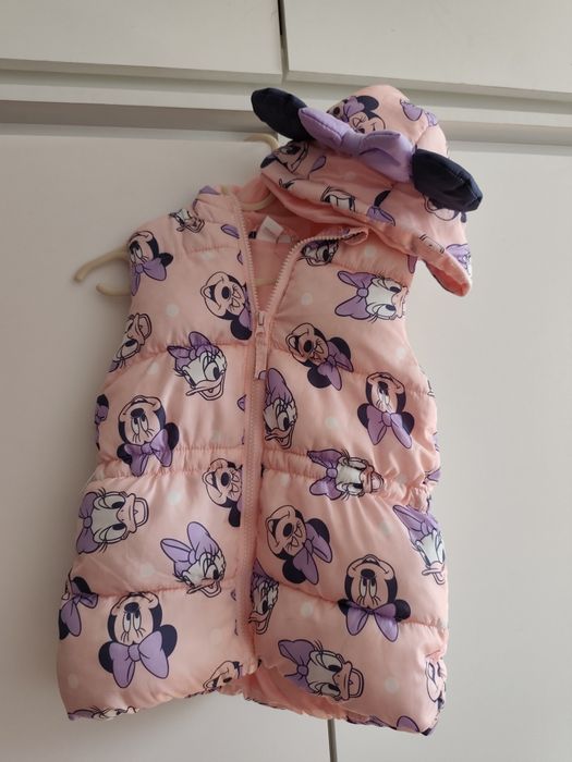 Bezrękawnik z kapturem myszka