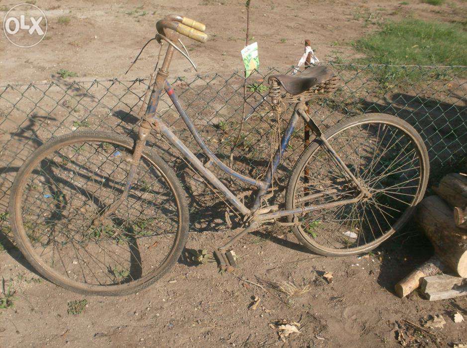 Bicicleta antiga para restauro