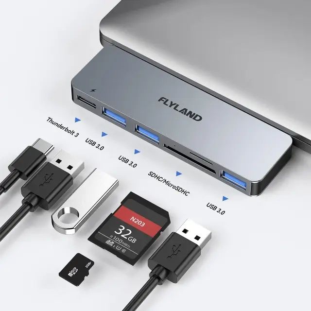 Концентрат FLYLAND USB MacBook Pro/Air M1 c thunderbolt3