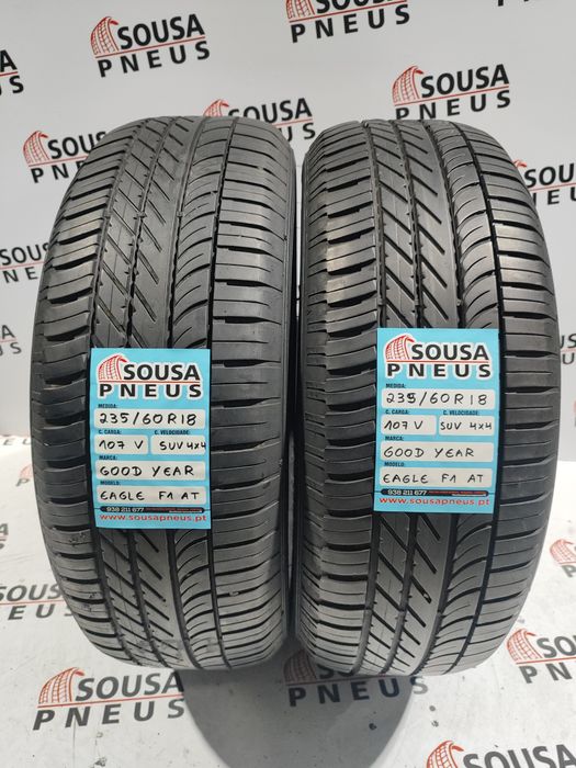 2 pneus semi novos 235-60R18 Good year - Oferta da Entrega