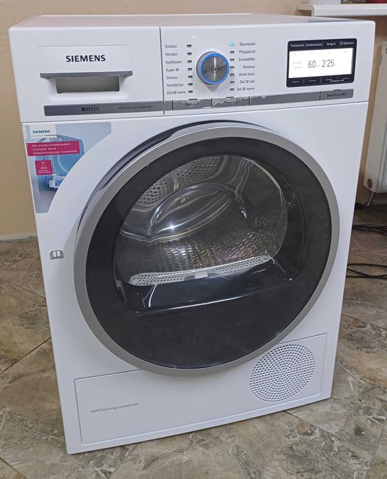 Сушка сушильна машина iQ800 selfCleaning Siemens WT46Y701/04 8кг б/в