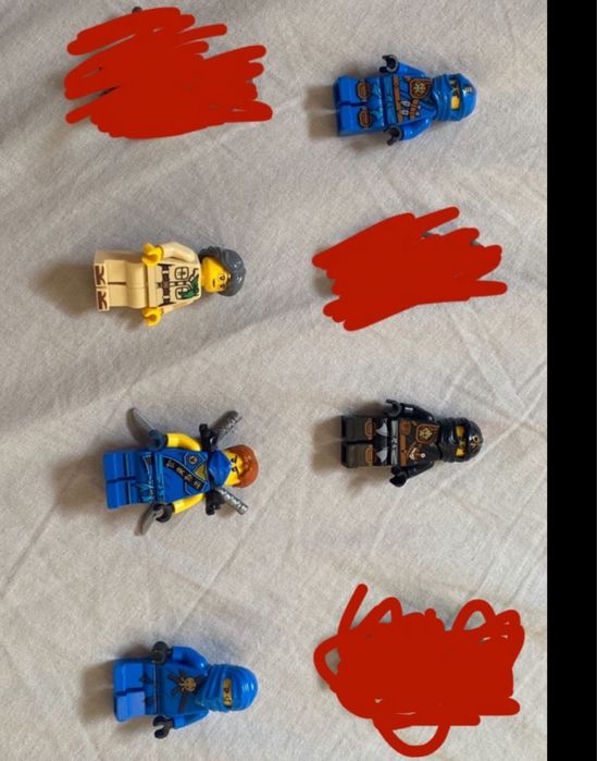Ludki z lego ninjago sezon 4(Jay Cole Misako Jay sezon 1)