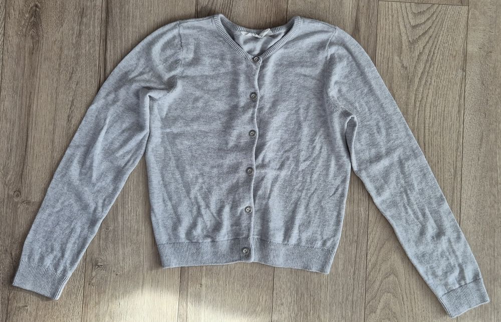 Sweter kardigan bluzka sweterek H&M r. 140 bawełna zapinany na guziki