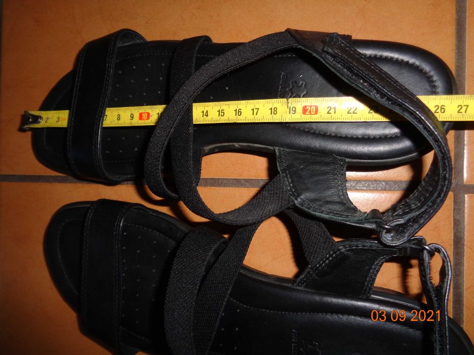 Skórzane sandały ECCO rozmiar 41 wkl. 26 cm stan idealny