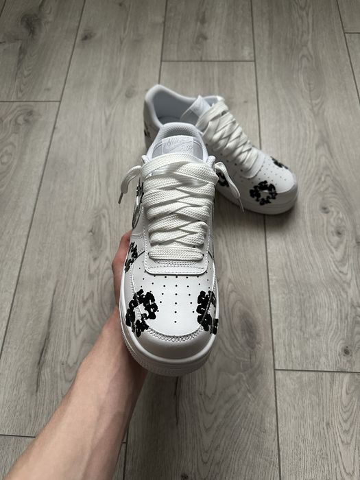 Кастомні кросівки Nike Air Force 1 Low Denim Tears