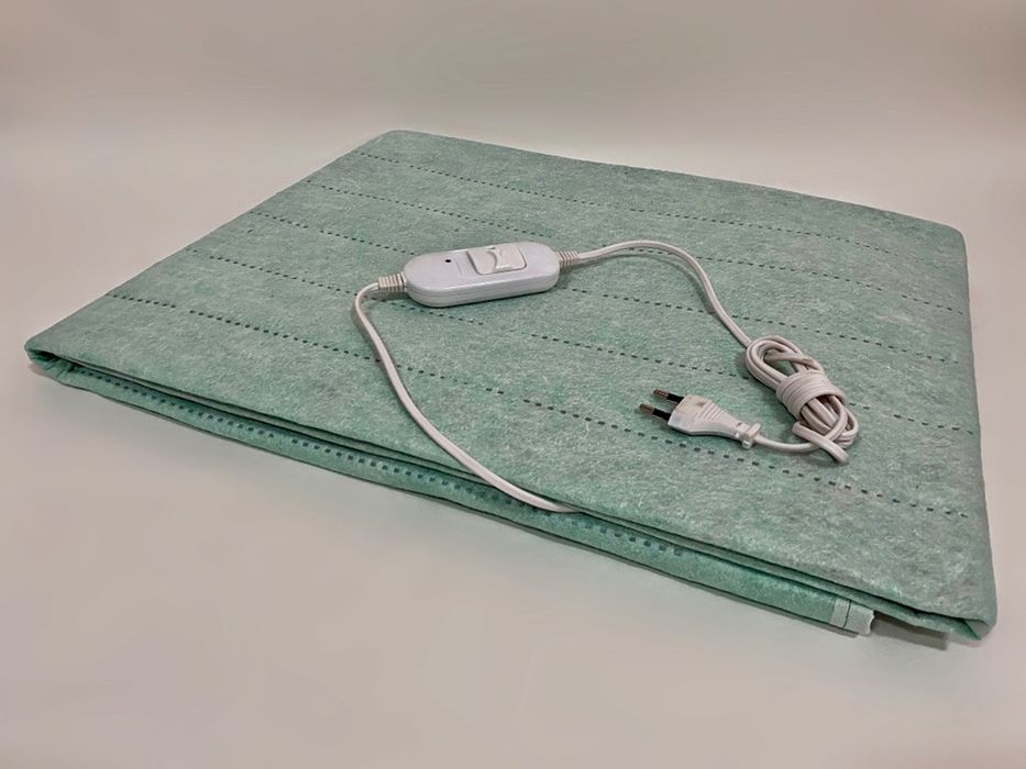 Простынь с подогревом 120/160 см цвет МЯТА. Электропростынь простыня