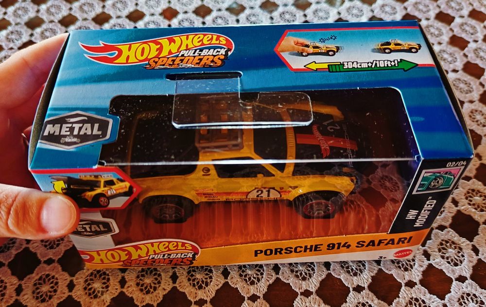 Hot Wheels Pull Back Speeders Porsche 914