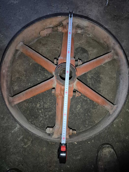 Koło pasowe na pas płaski średnica 62cm (nr.1)