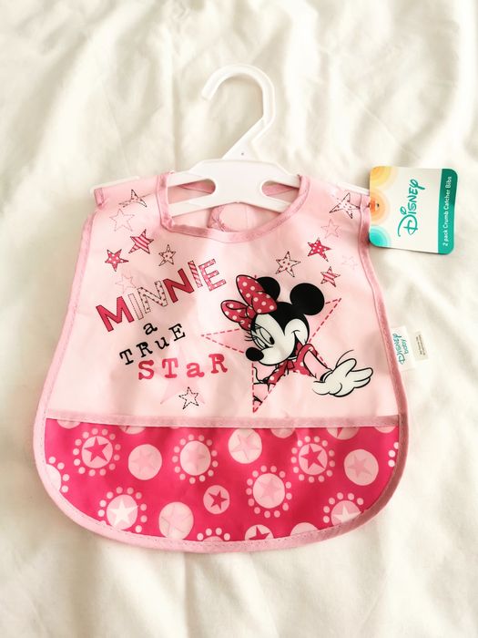 Śliniaczek z Myszką Minii i kieszonką Dysney