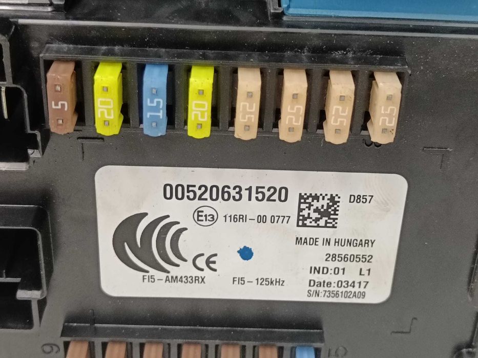 Módulo BSI Fiat Tipo 1.6D (2017)