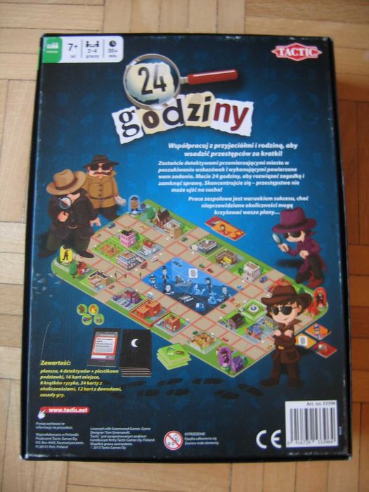 24 GODZINY - gra planszowa dla dzieci 7+ i inne gry