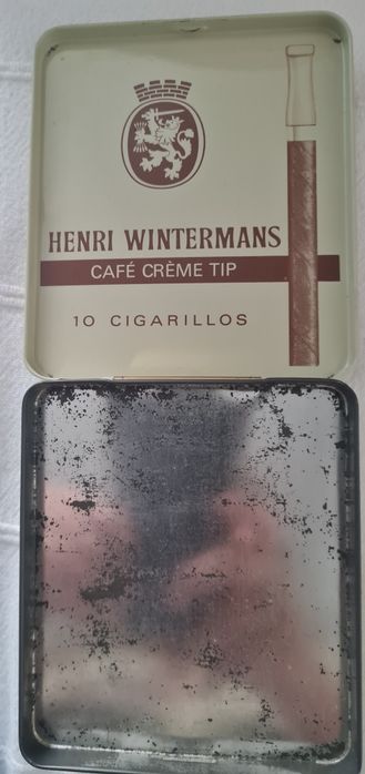 2 caixas cigarrilhas café creme seculo passado