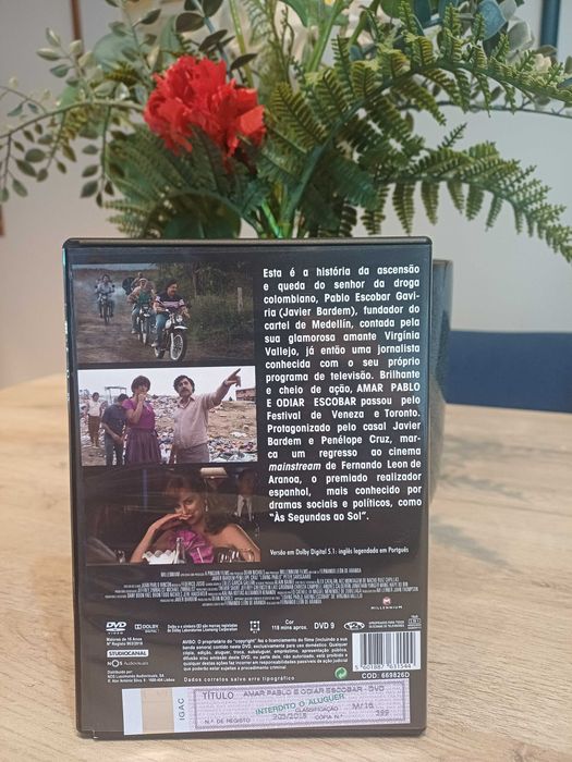 Filme DVD - Amar Pablo e Odiar Escobar (Javier Bardem / Penélope Cruz) - NOVO