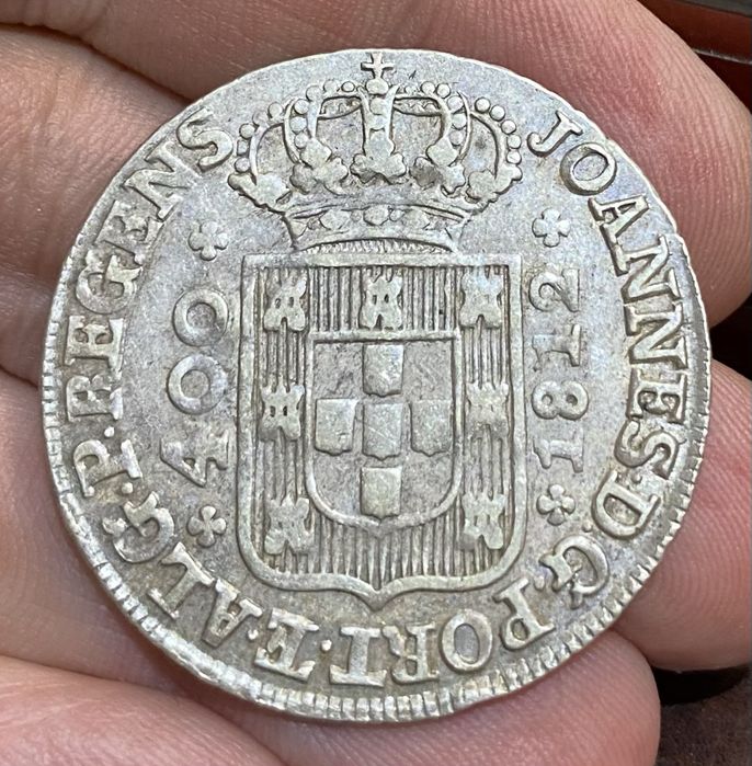 Moeda  253 - 480 Reis D JOAO P REGENTE 1812