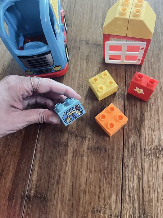 Lego Duplo 10529 zestaw klocków wywrotka robotnik