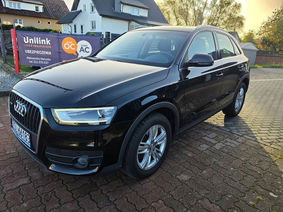 Audi Q3 Pełny VIN oraz data pierwszej rejestracji w  ogłoszeniu.  TUV - 3/2028