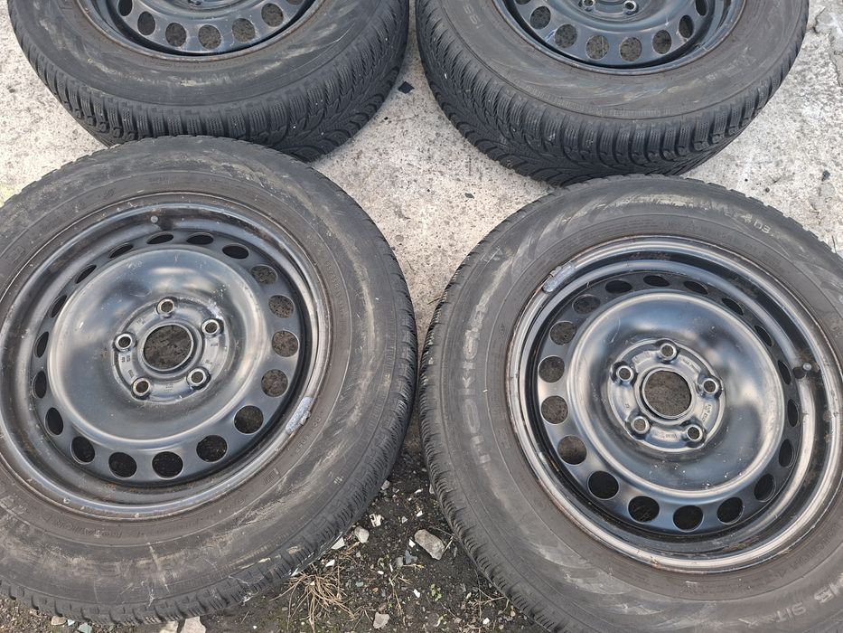 Koła zimowe zima audi vw seat skoda 5x112 NOKIAN 195/65r15 stan bdb