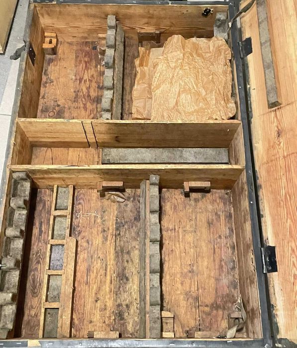 Skrzynia drewniana wzmocniona do PPS wz. 41 - oryginał