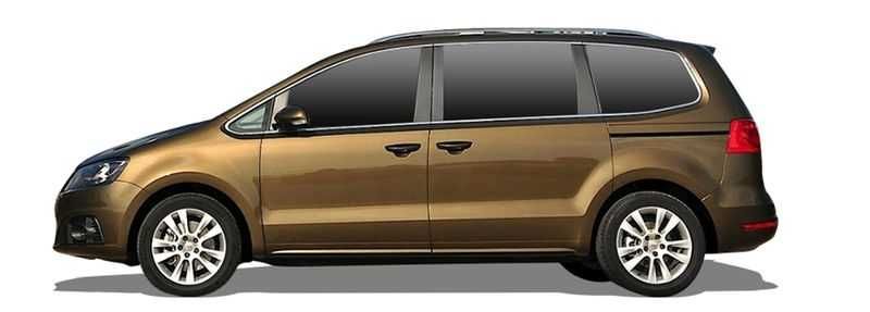 Bagażnik Dachowy Seat Alhambra 2010 do 2020 bazowy belki dach relingi