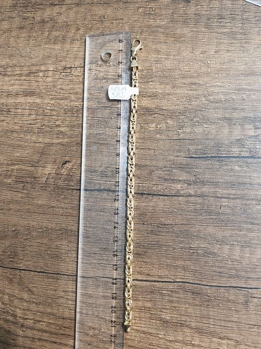 Nowa piękna złota bransoletka 585 14k 12.90gr 21.5 cm okazja!!