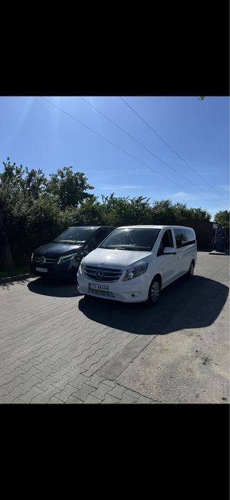 Transport 8 lub 9 osobowy bus van Mercedes transfer na lotnisko