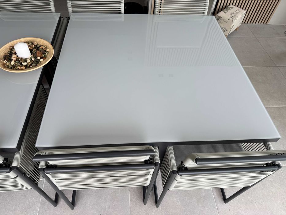 2 x Conjuntos Jardim refeição Mesa + Cadeiras NATERIAL Exterior