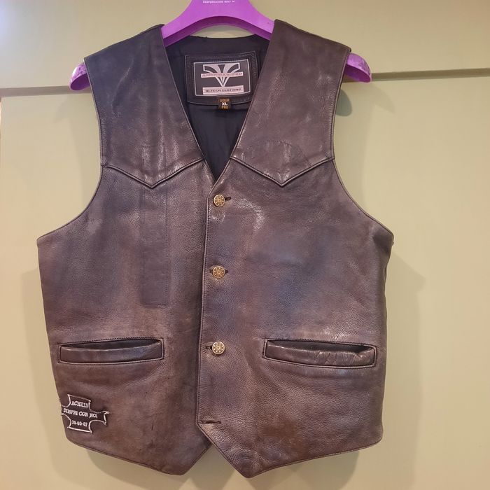 Skórzana kamizelka American PRO – XL