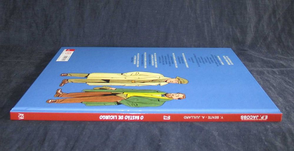Livro BD O Bastão de Licurgo Blake Mortimer CD