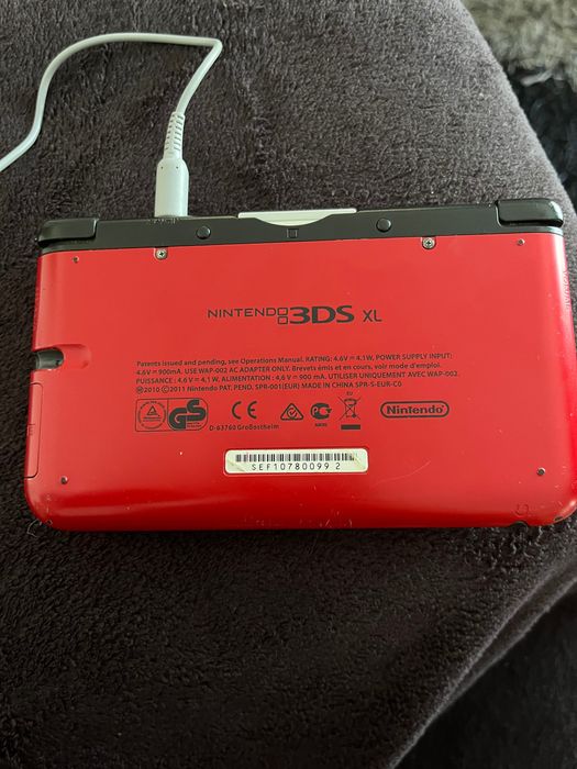 nitendo 3DS XL vermelha