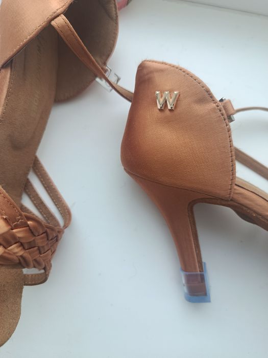 туфлі для латини 21,5см wdance каблук 8,5