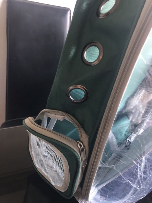 Mochila transportadora para animais