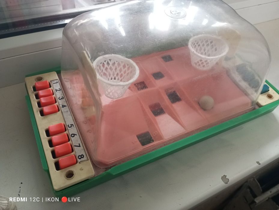 Настольная винтажная игра баскетбол времён совка СССР