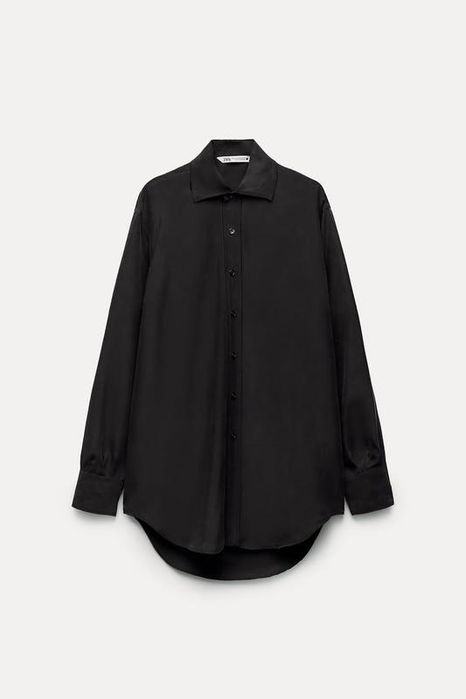 Шовкова сорочка zara zw collection