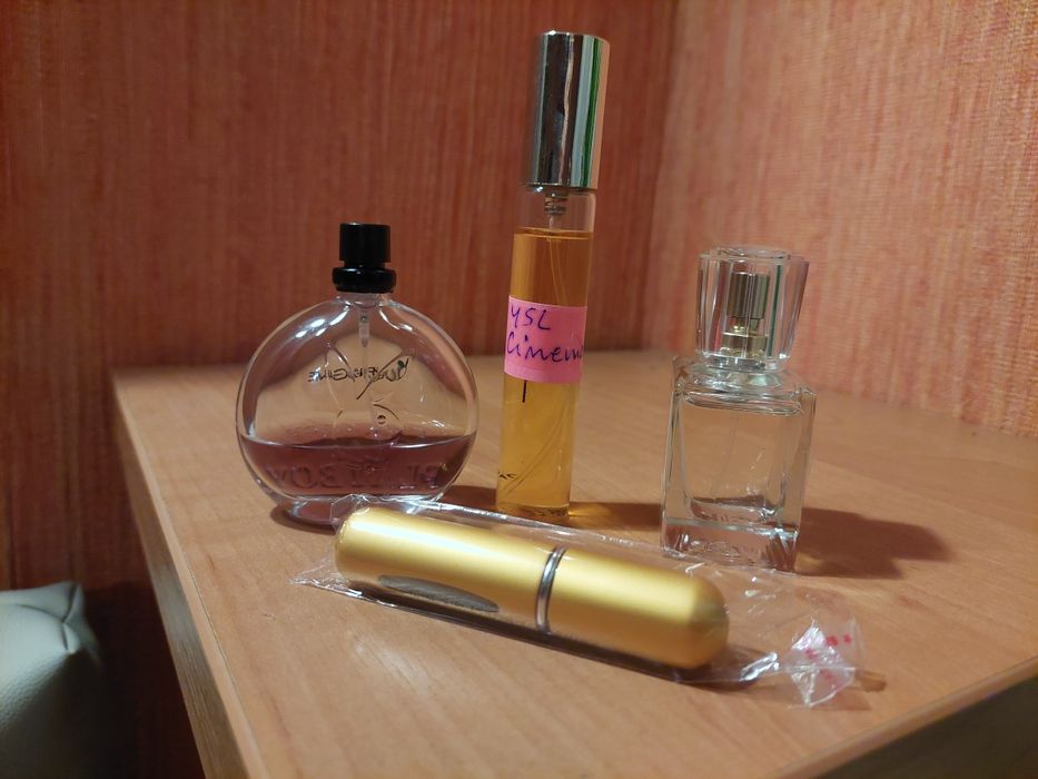 Zestaw trzech wód perfumowanych Playboy inspiracja Cinema Cacharel Noa