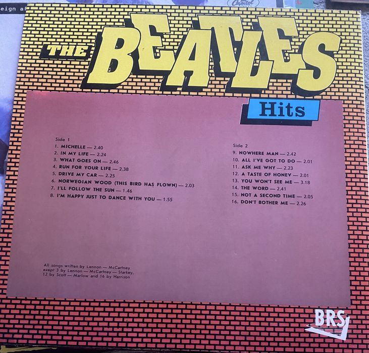 Виниловая пластинка-The Beatles Hits