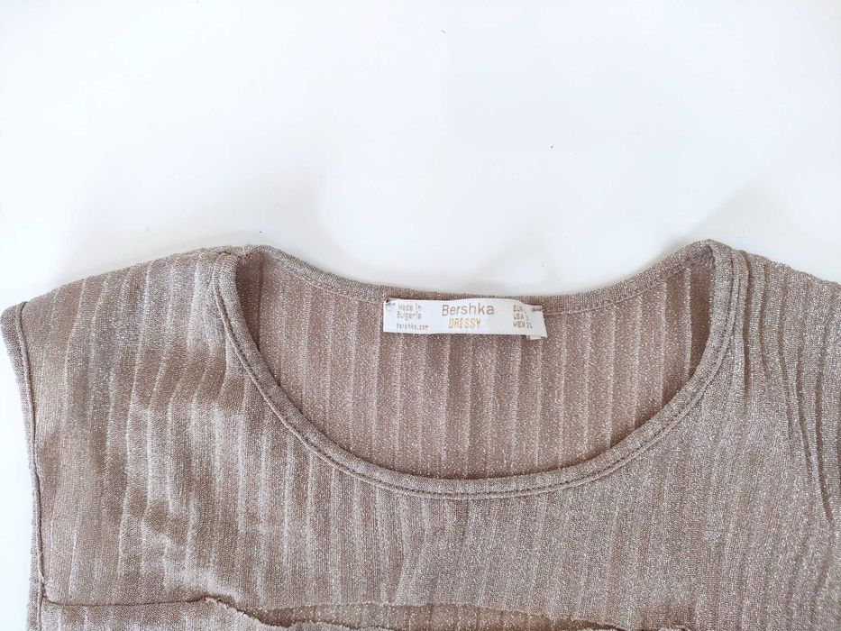 Жіночий бодік в рубчик, ТМ Bershka, розмір S