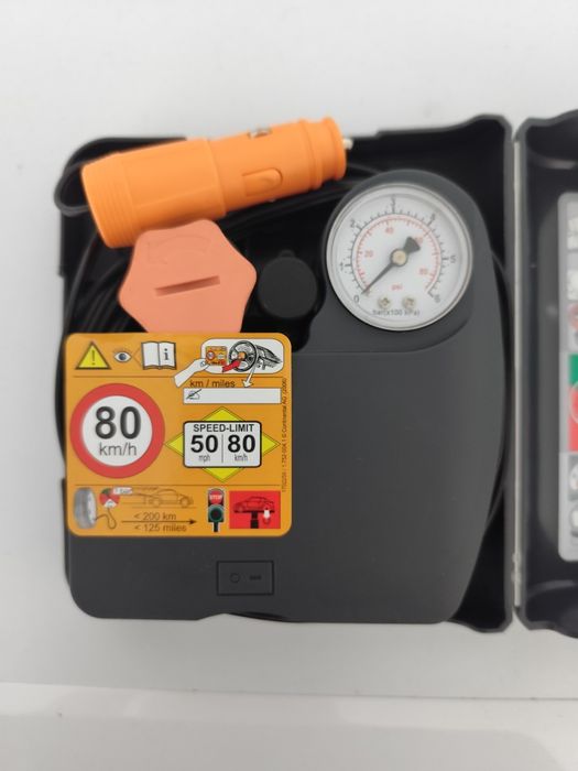 Compressor de Ar Comprimido 12v - Ligação por Isqueiro Auto - Novo