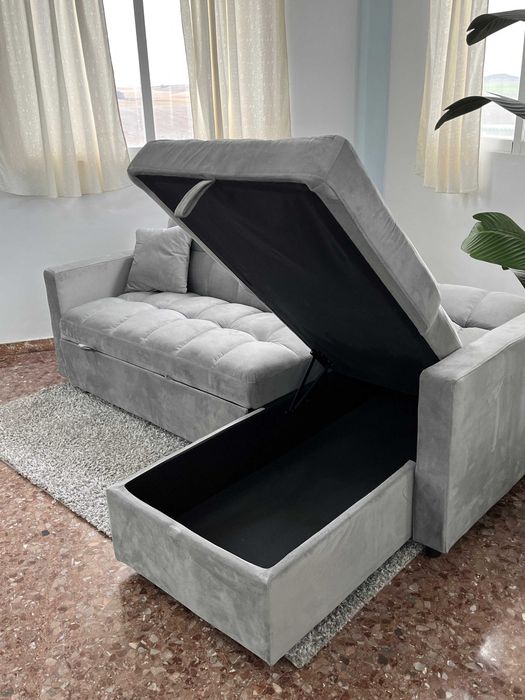 barato sofa cama novo com porte grátis