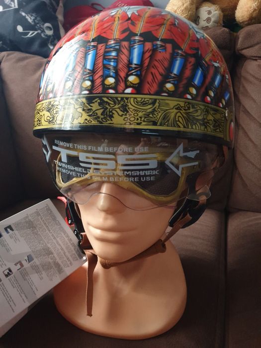 Kask motocyklowy, rowerowy , bike