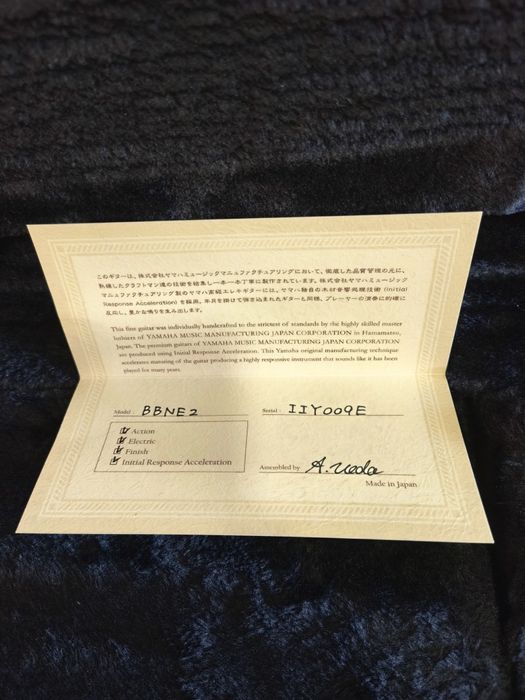 Yamaha BBNE2 Nathan East Preto