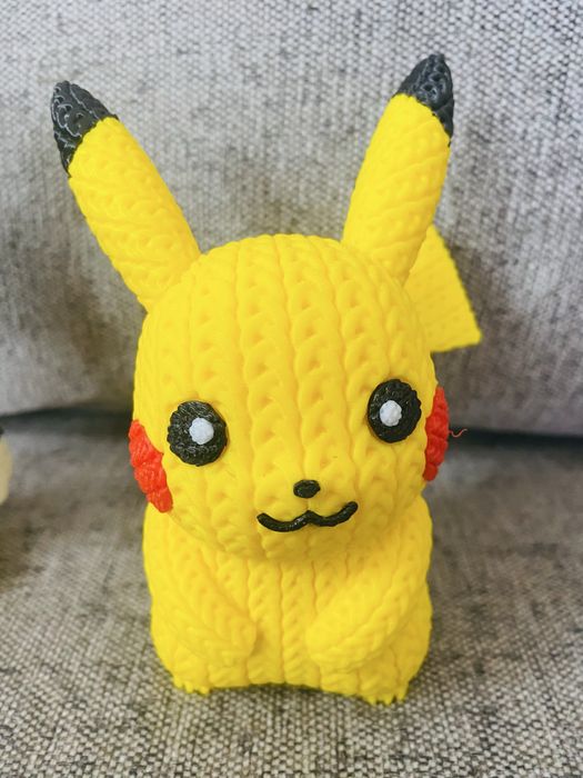 Pikachu impresso em 3D