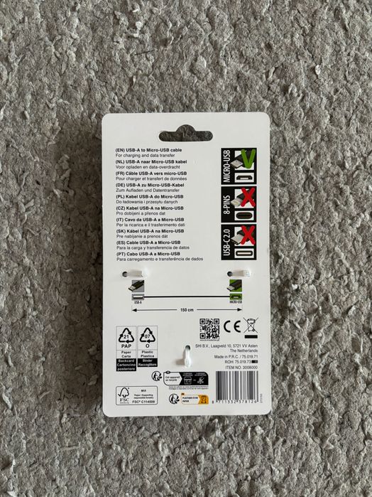 Kabel USB C,Micro,60W,18W